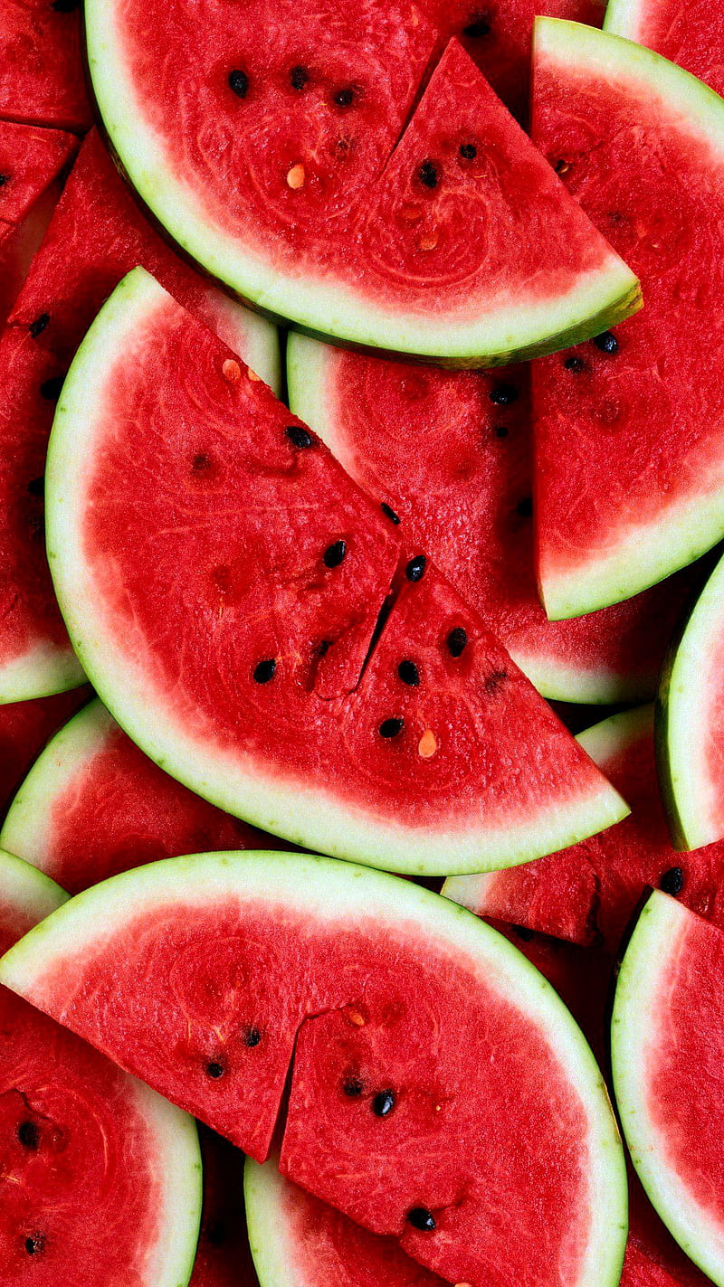 Watermelon, food, fruit, fruity, garden, nature, red, seeds, summer, tasty, HD phone wallpaper