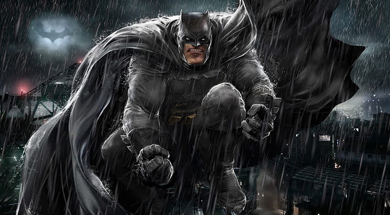 Dark Knight Artwork, batman, superheroes, HD wallpaper