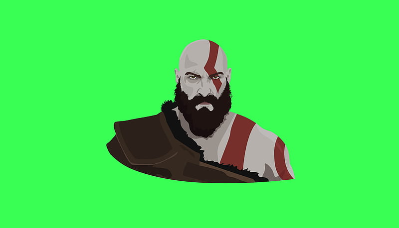 Kratos 10K Vector Art, HD wallpaper