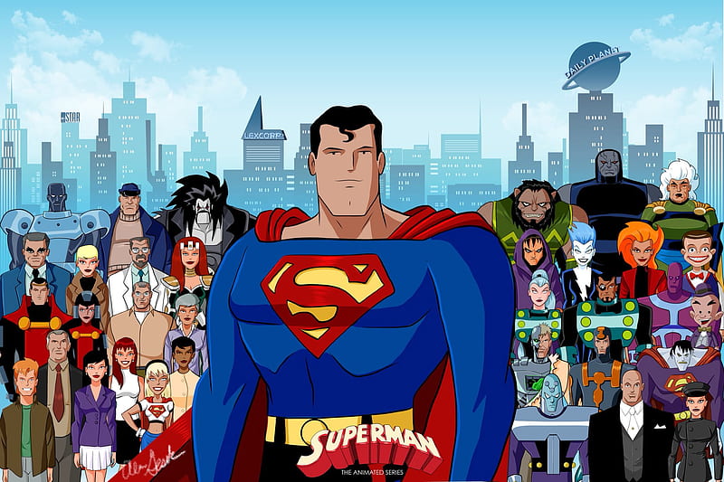 Superman, Superman: The Animated Series, Angela Chen, Bizarro, Brainiac (DC  Comics), HD wallpaper | Peakpx
