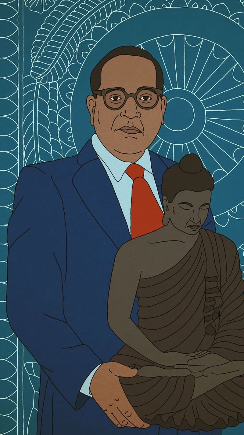 Ambedkar , gautam buddha, jay bhim, HD phone wallpaper