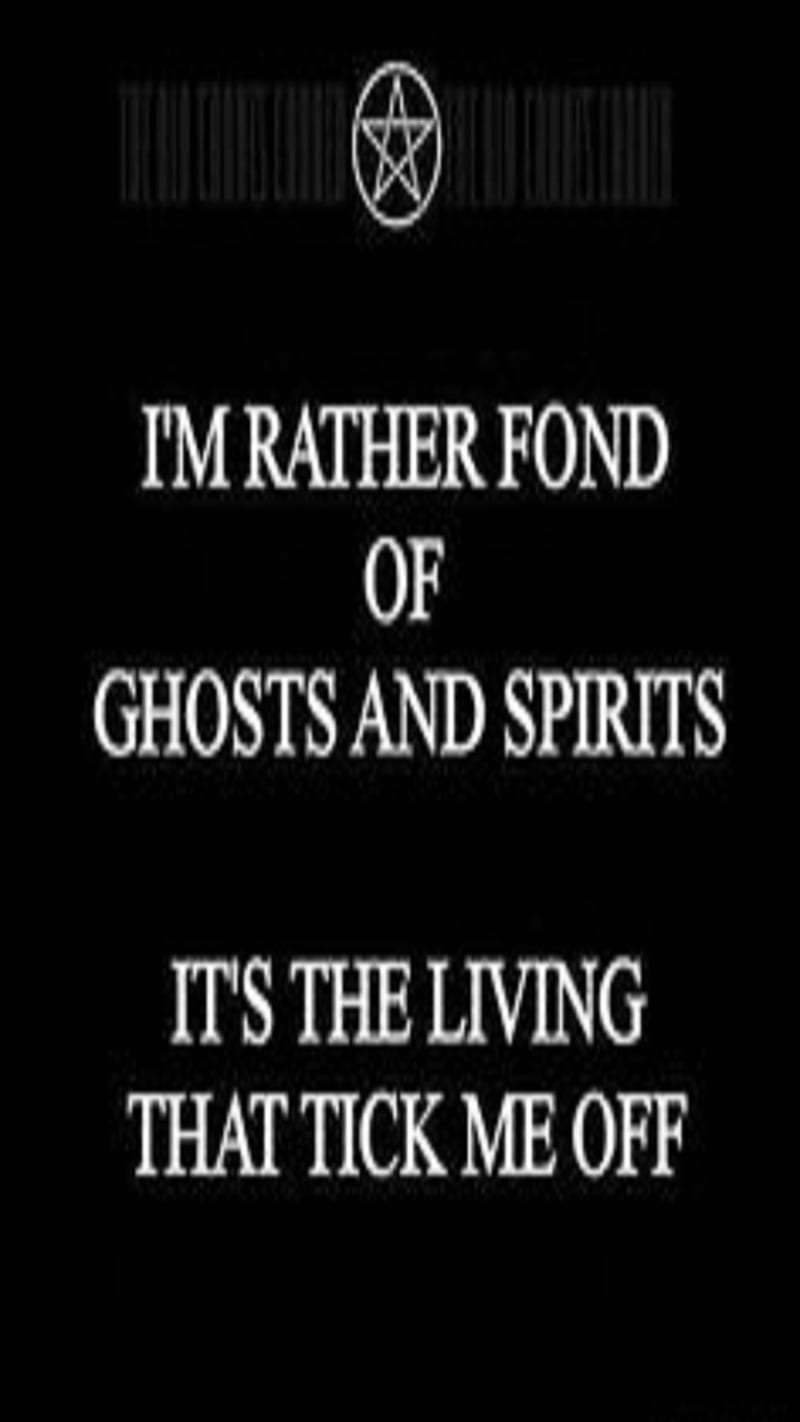 SpiritsVSLiving, message, spirits, pagan, wiccan, ghosts, black, supernatural, HD phone wallpaper