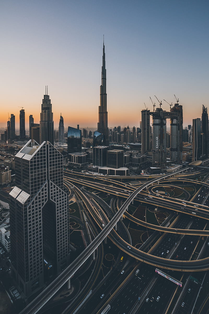 Dubai, city, United Arab Emirates, HD phone wallpaper
