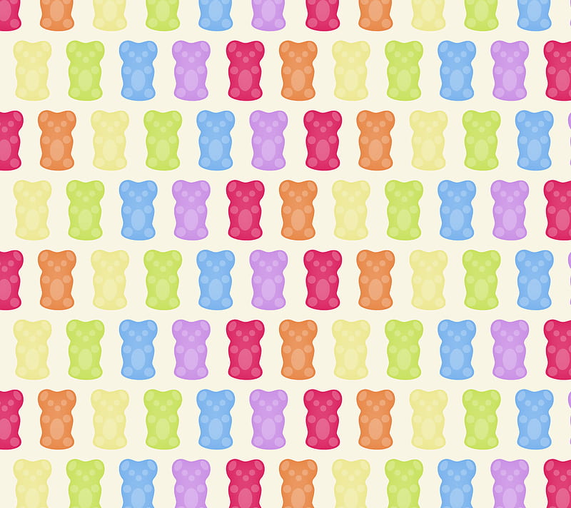 Gummy Bears, candy, sugar, sweet, HD wallpaper
