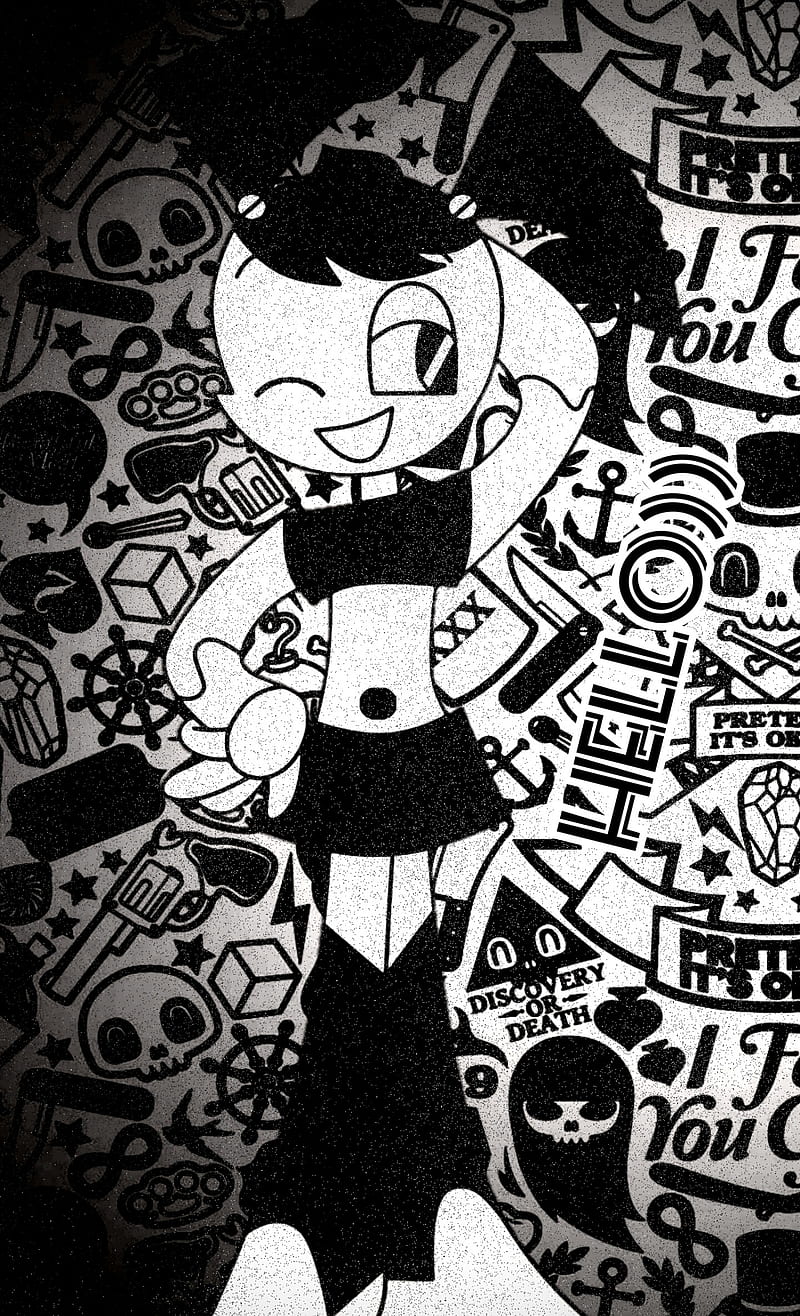 Black Jenny Wakeman, dark, light, mlaatr, white, xj9, HD phone wallpaper