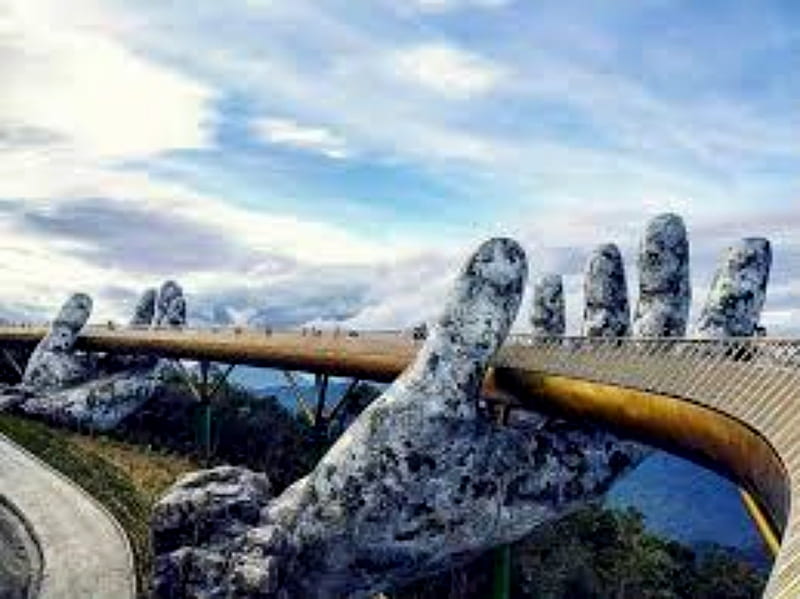 Ones Of The Scariest Bridges, Road, Scariest, Vietnam, Da Nang, Bridges, Hands, HD wallpaper