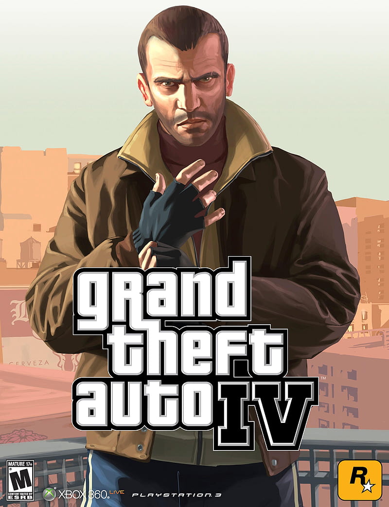 gta iv, grand theft auto iv, niko bellic, artwork, Games, HD phone wallpaper