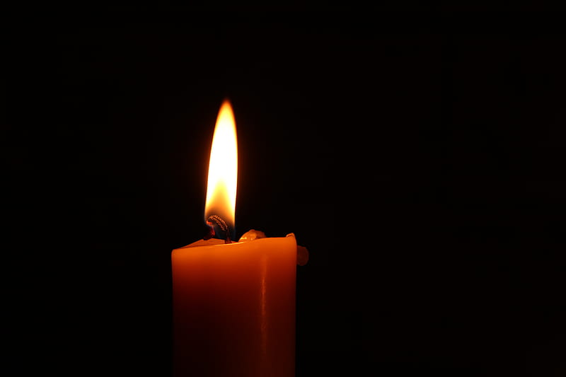 close-up of lighted candle, HD wallpaper