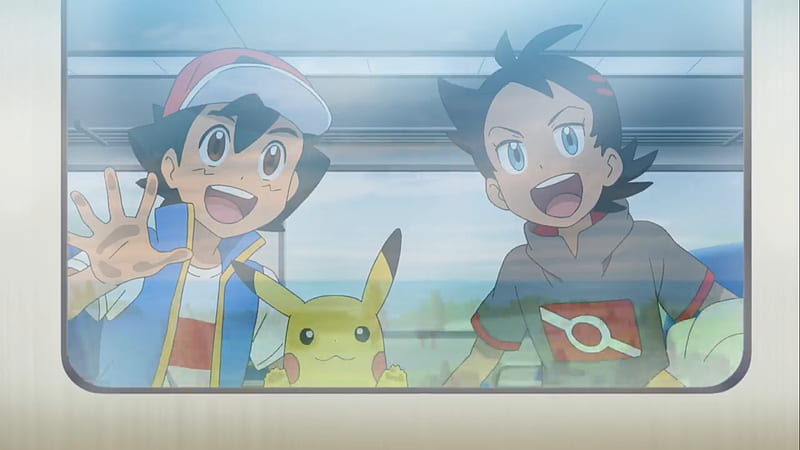 Pokémon, Ash Ketchum, Boy, Goh (Pokémon), Pikachu, HD wallpaper