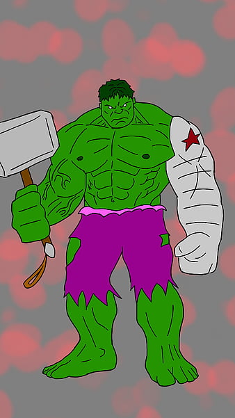 Hulk Sketch  Heres a sketch painting I did of the Hulk as   Flickr