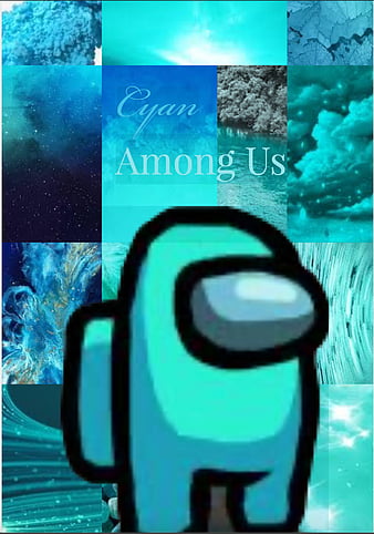 Cyan among us  ศิลปะ