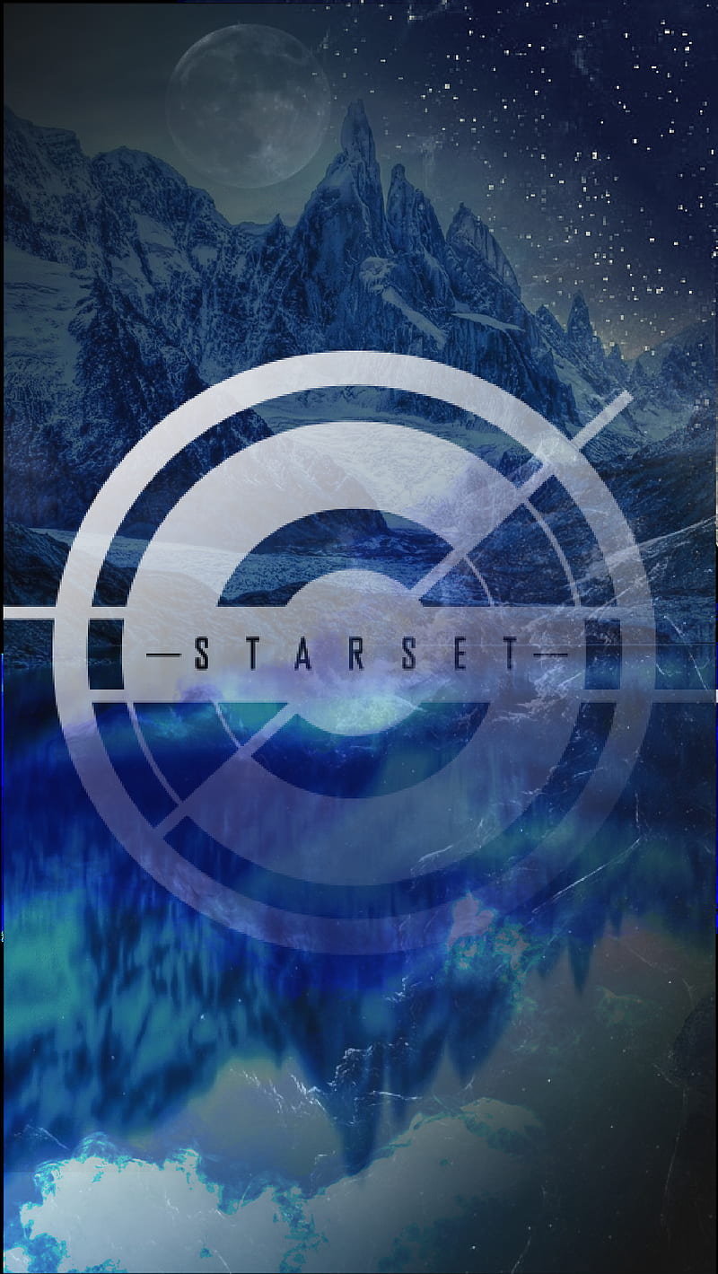 Starset, moon, Mountain, Star, Love, Music, Stars, metal, galaxy, anime, HD phone wallpaper