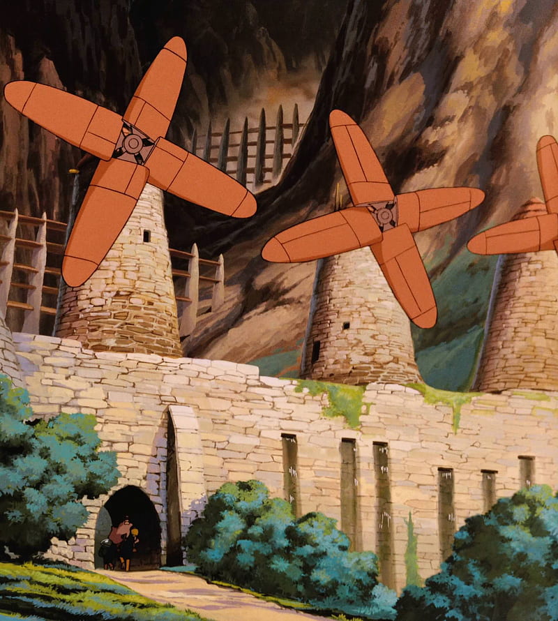 Studio Ghibli, anime, windmill, HD phone wallpaper