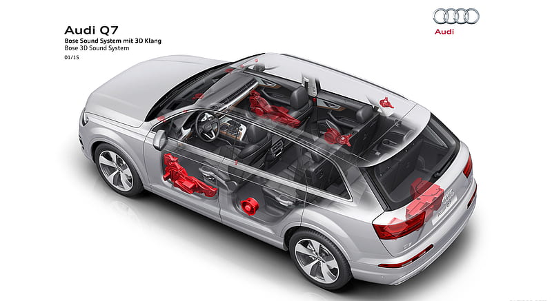 2016 Audi Q7 - Bose 3D Sound System , car, HD wallpaper