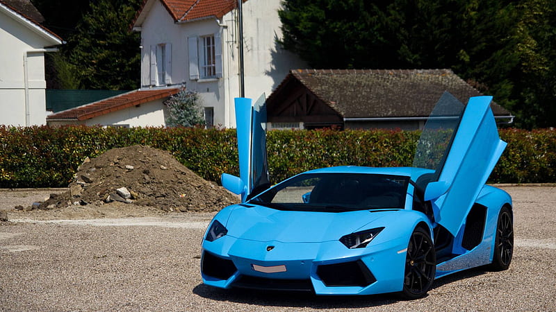 Lamborghini, Sky Blue Lamborghini, HD wallpaper | Peakpx