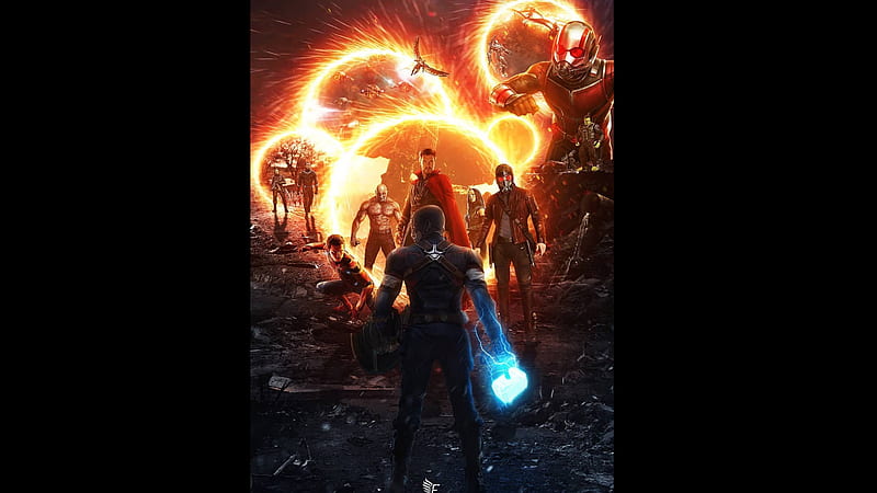 Avengers endgame, captain america, doctor strange, drex, iron man, quill, spiderman, thor, HD wallpaper