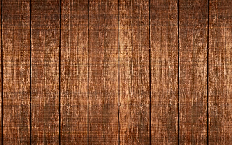 brown wooden boards macro, brown wooden texture, wooden backgrounds, wooden textures, vertical wooden boards, brown background, HD wallpaper