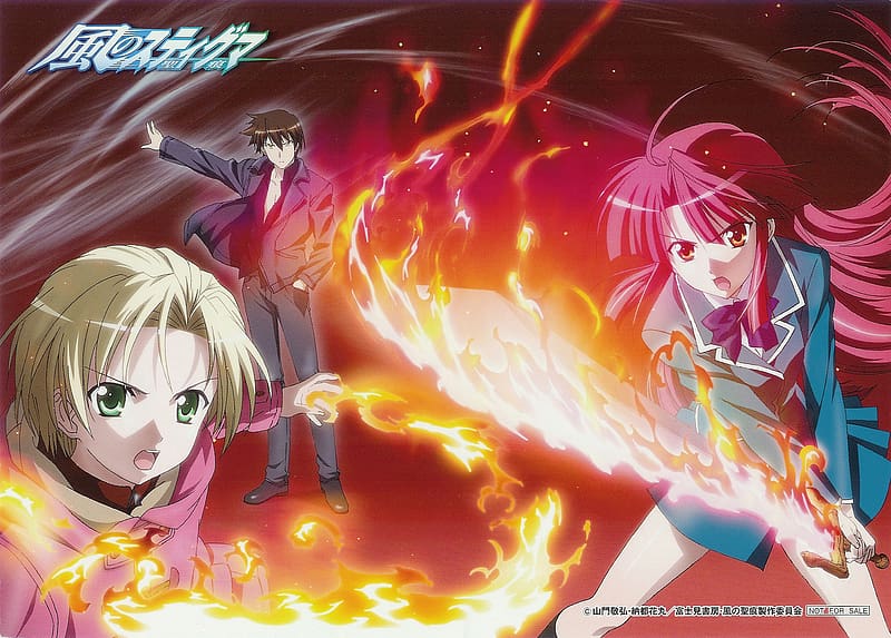 Athah Anime Kaze No Stigma Kazuma Yagami Ayano Kannagi 13*19 inches Wall  Poster Matte Finish Paper Print - Animation & Cartoons posters in India -  Buy art, film, design, movie, music, nature