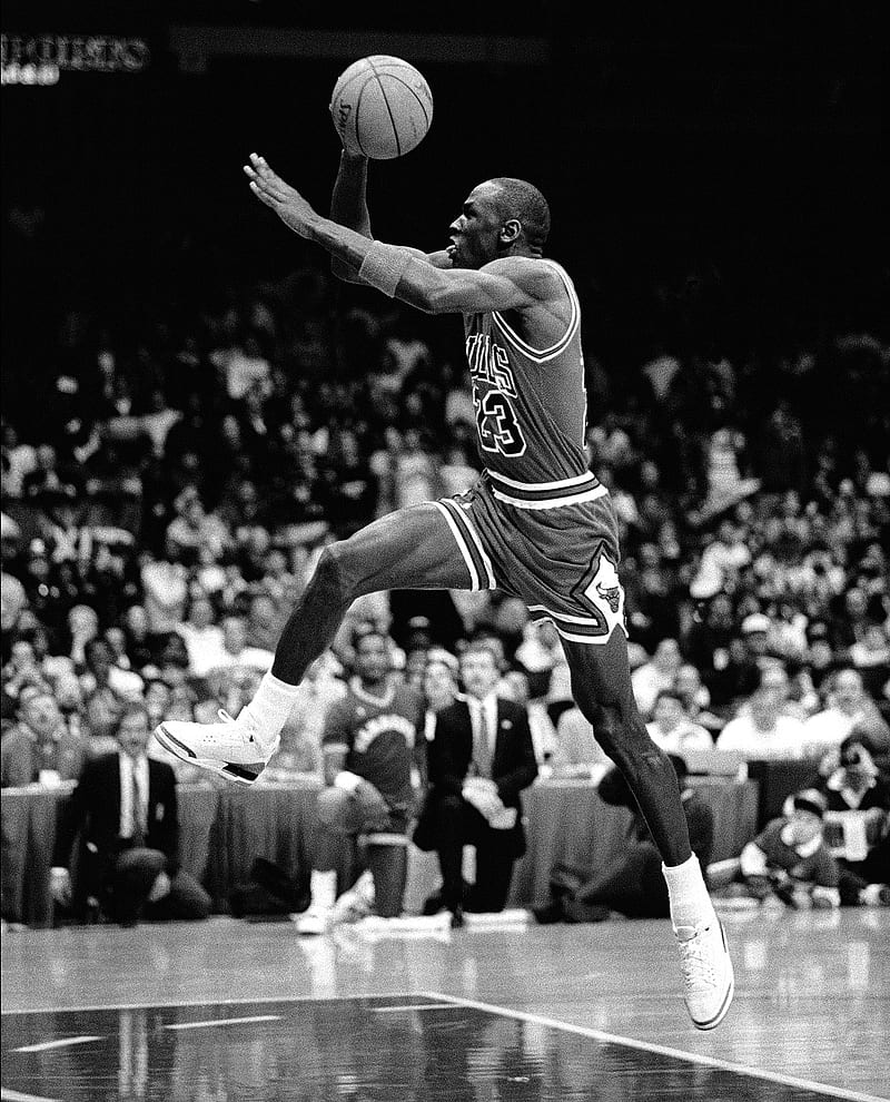 MJ, basket, basketball, michael jordan, HD phone wallpaper