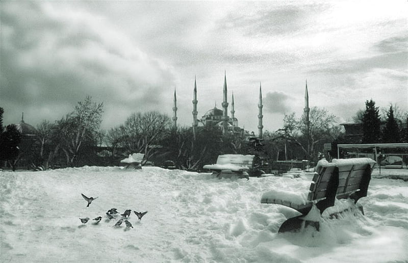 Snow in istanbul turkey hd wallpaper peakpx