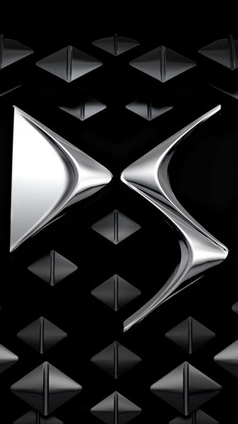 Logo DS, carros, citroen, ds, logo, HD phone wallpaper