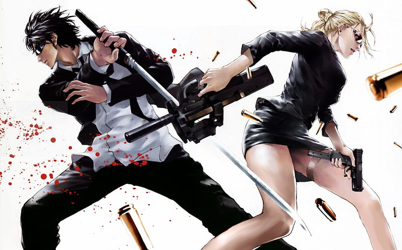 Anime Action Duo HD Wallpaper