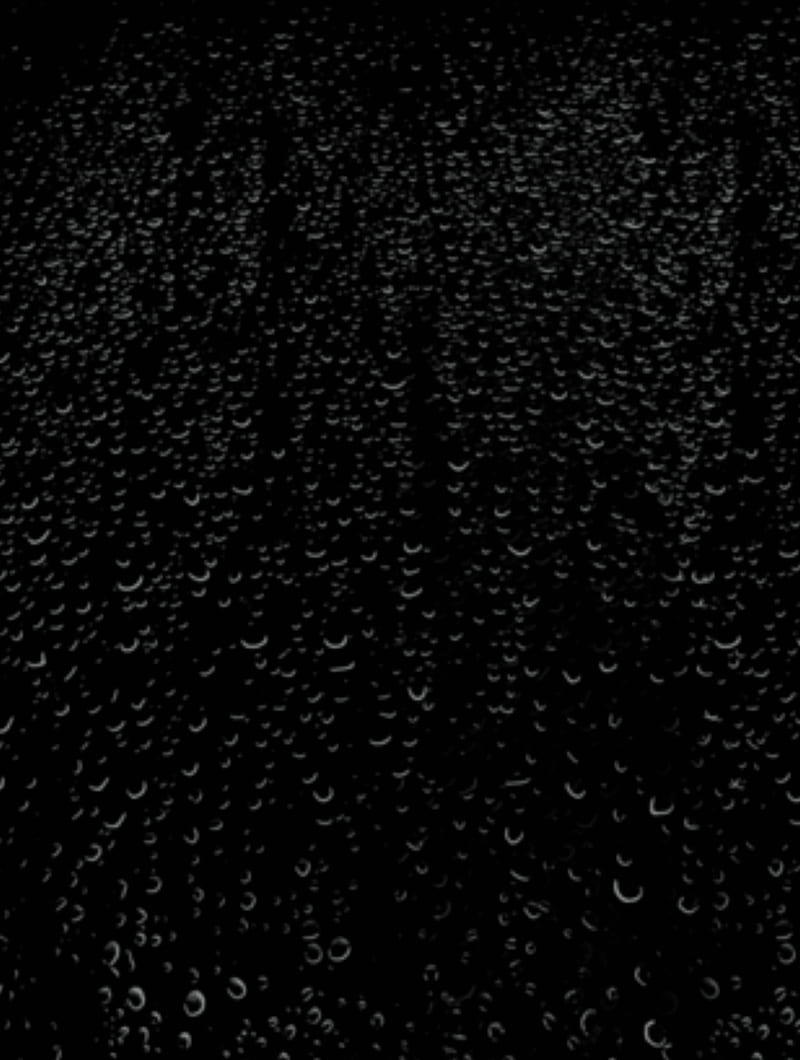 Raindrops, abstract, black, rain, water, HD phone wallpaper | Peakpx