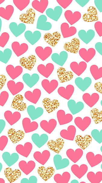 Pink Heart Shape Glittered Material On Red Glittered Background HighRes  Stock Photo  Getty Images