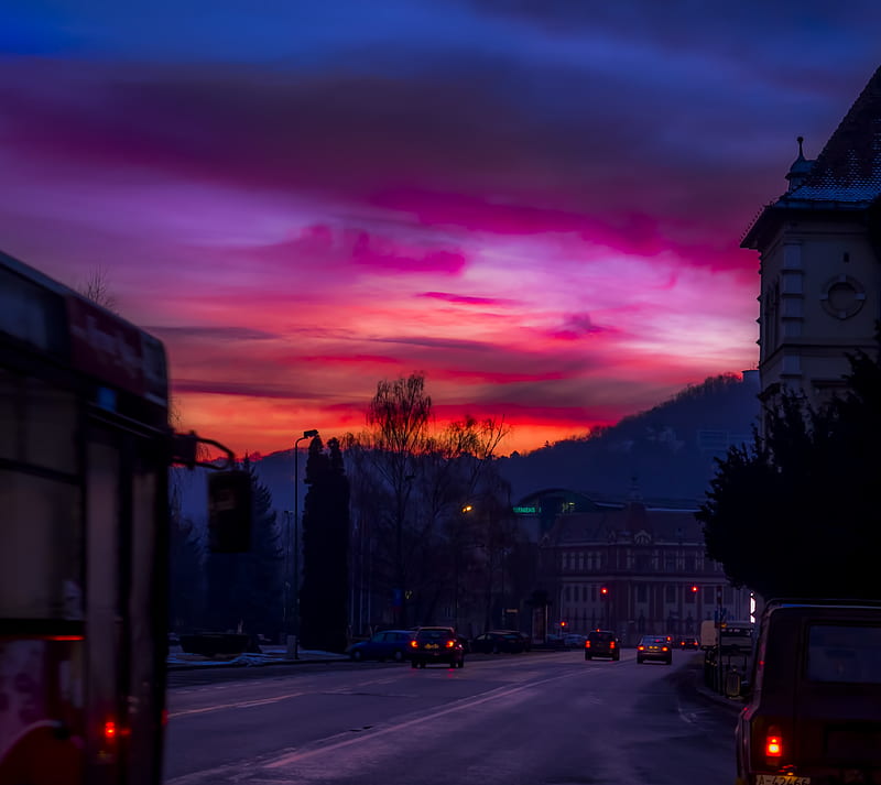 Brasov Romania, sky, sunrise, HD wallpaper | Peakpx