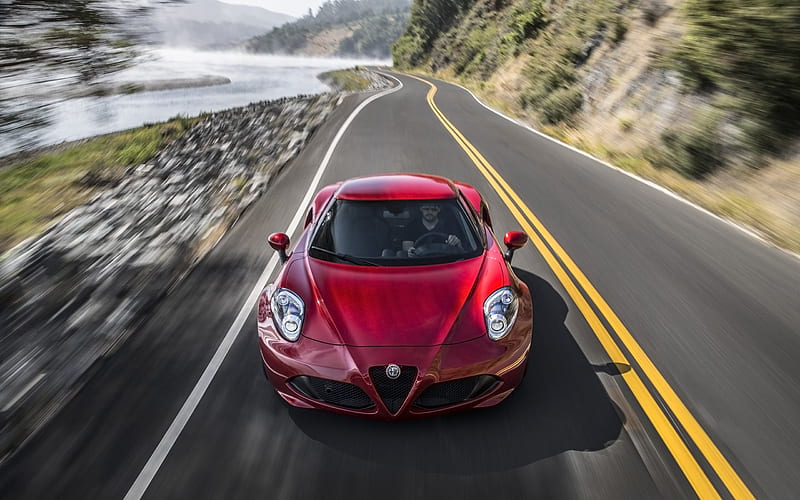 Alfa Romeo 4C 2016, alfa-romeo-4c, alfa-romeo, carros, HD wallpaper
