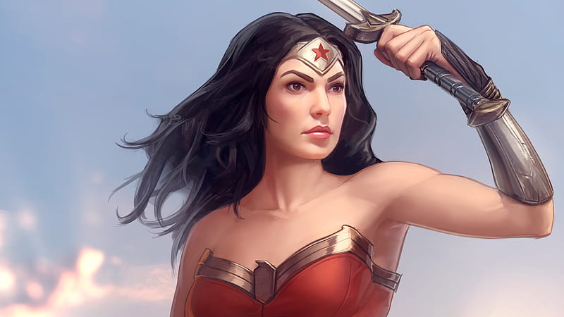 New Artwork Of Wonder Woman, wonder-woman, superheroes, artist, artwork, digital-art, HD wallpaper