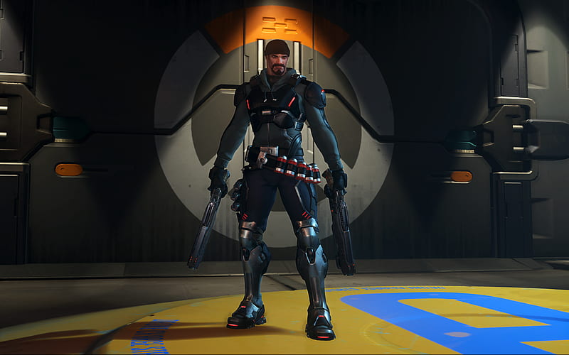 Reaper, cyber warrior, Overwatch, HD wallpaper