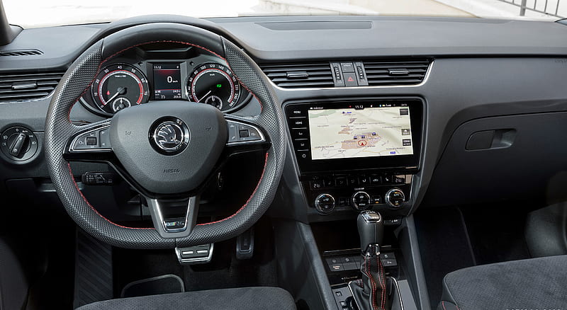 2018 Škoda Octavia RS 245 - Interior, Cockpit , car, HD wallpaper 2018 Škoda Octavia RS 245 - Interior, Cockpit , car, HD wallpaper