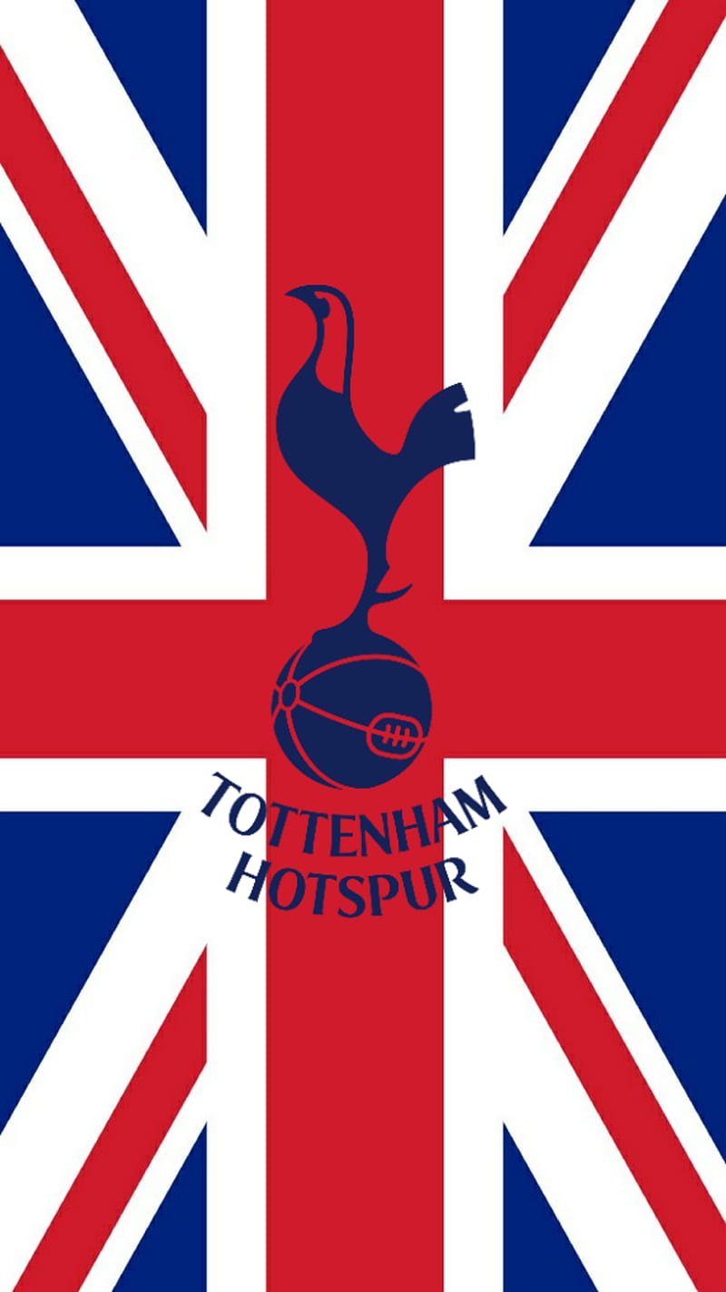 Tottenham Hotspur, british flag, football club, kingdom, spurs, union jack, united, HD phone wallpaper