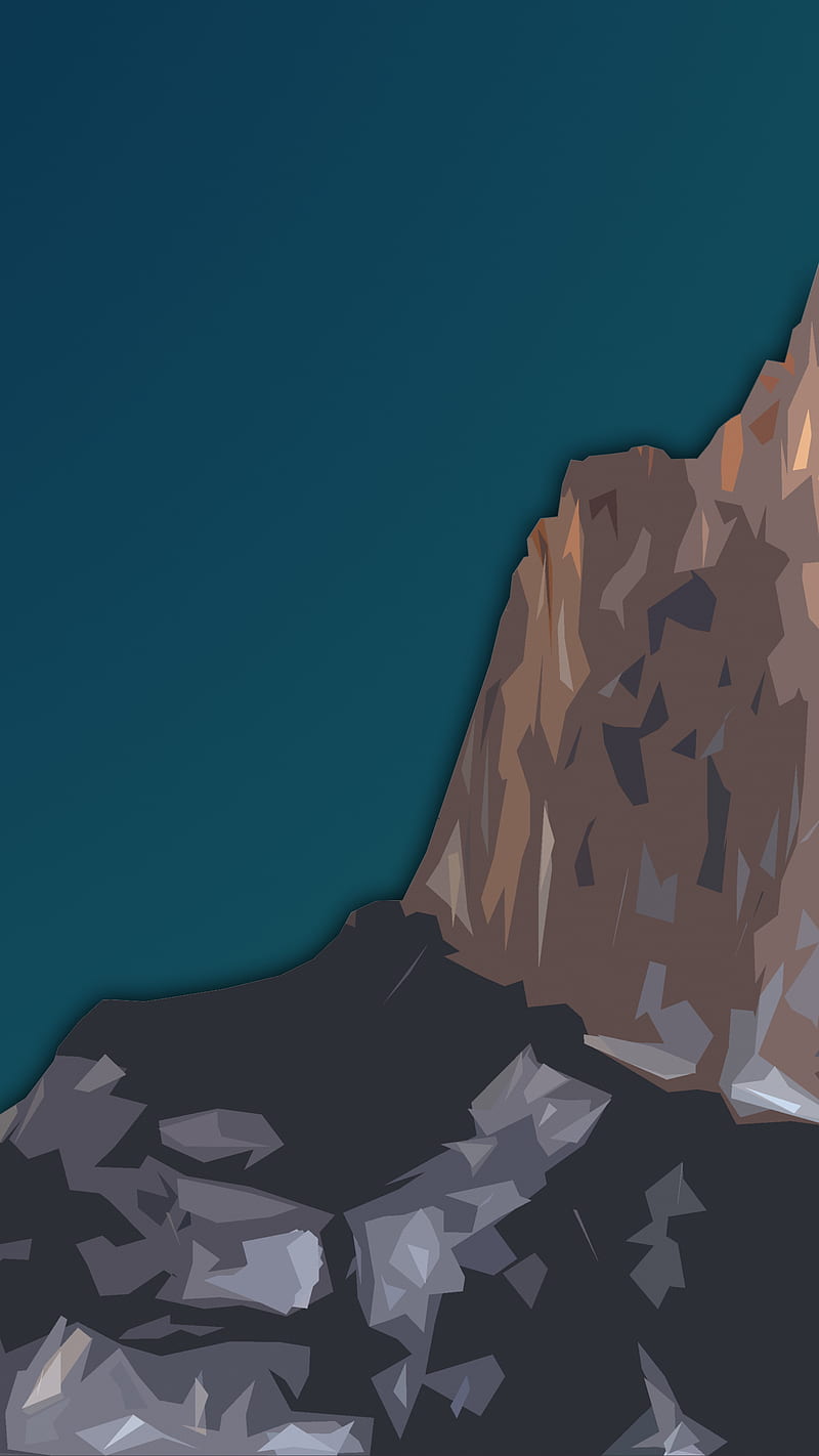 Simple Mountain Background