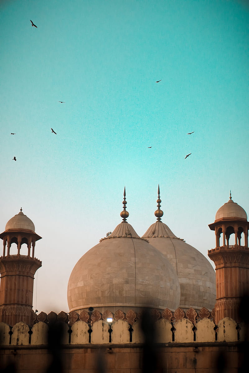 Mosque, badsahi mosque, color, grading, istanbul, lahore, sultan, turkish, walled city of lahore, HD phone wallpaper