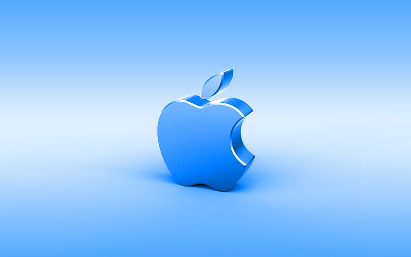 Apple logo blue sc  Apple Logo HD wallpaper  Pxfuel