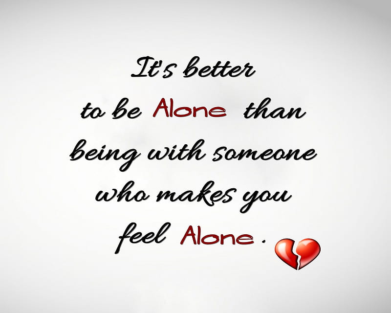 alone broken quotes