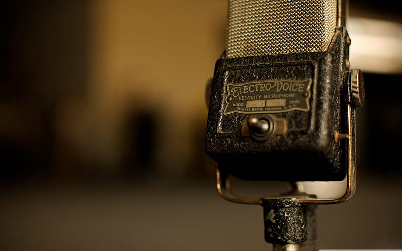 vintage microphone-LOMO style graphy Works, HD wallpaper