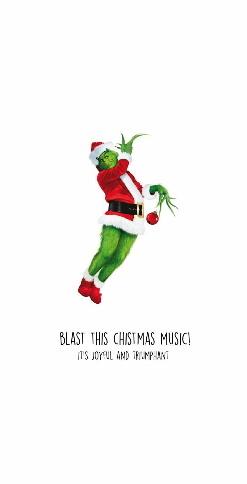 Grinch funny, blast, christmas, movie, music, quite, the grinch, HD phone wallpaper