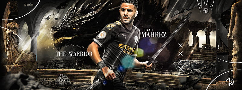 Soccer, Riyad Mahrez, Manchester City F.C., HD wallpaper