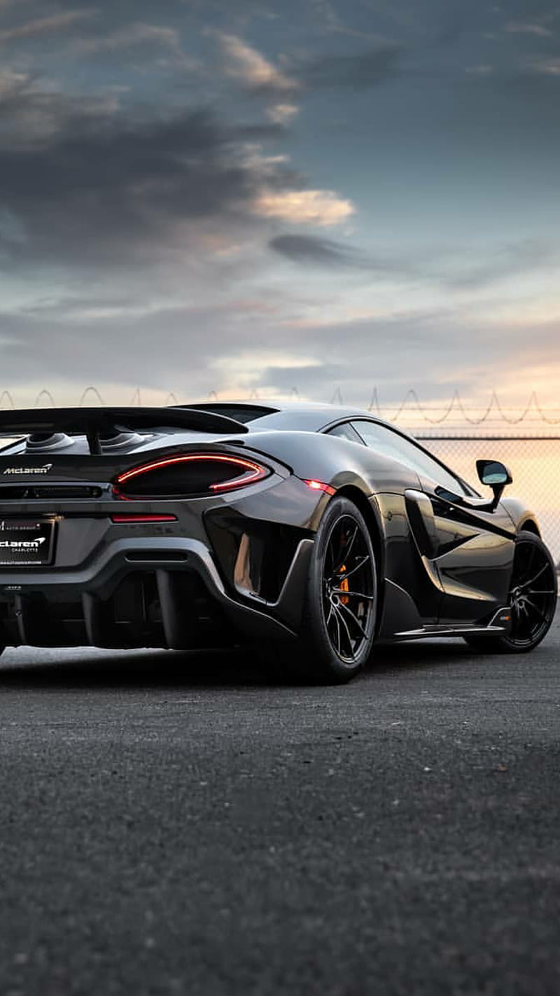 Stealth McLaren600LT, mclaren, 600lt, black, car, supercar, sports, america, new, 2019, HD phone wallpaper