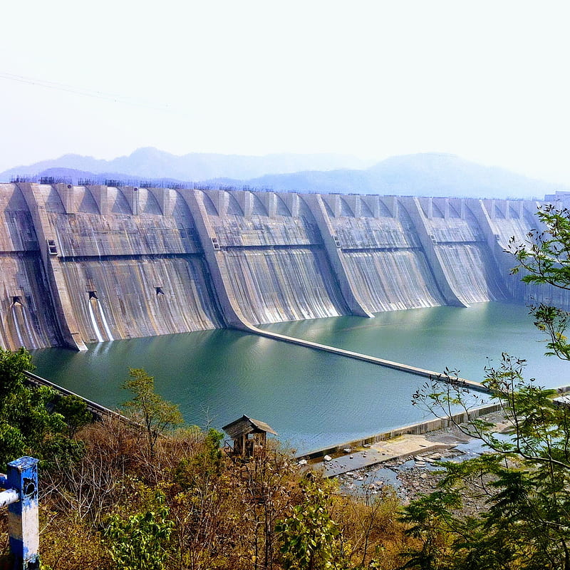 Narmada Dam, kevadiya colony, narmada, sardarsarovar, HD phone wallpaper