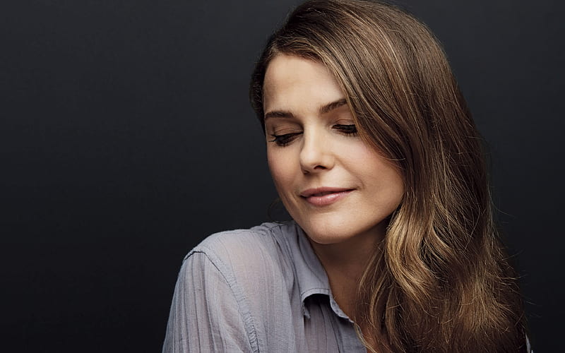 Keri Russell, smile, American actress, portrait, Hollywood, fashion model, HD wallpaper