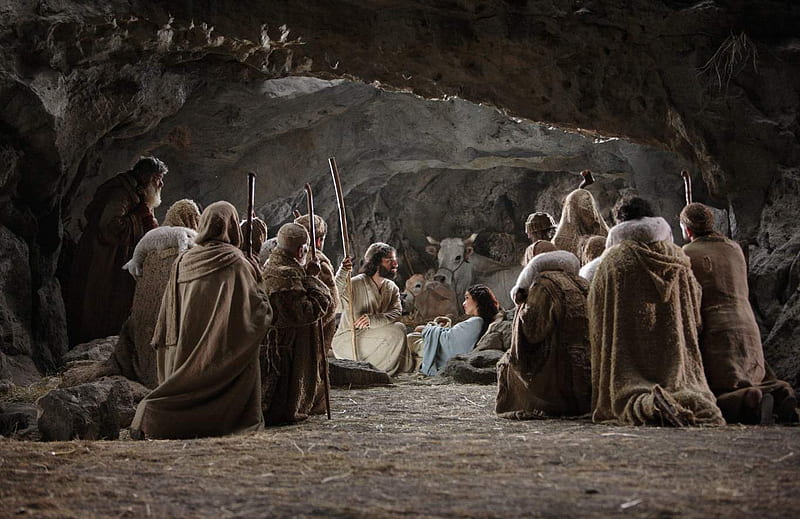The Nativity Story, joseph, kings, baby jesus, mary, sheperds, HD wallpaper