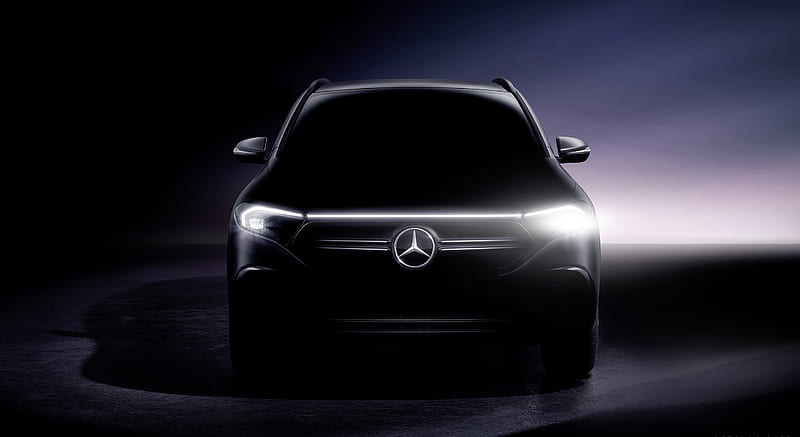 2022 Mercedes-Benz EQA AMG Line (Color: Mountain Grey Magno) - Headlight , car, HD wallpaper
