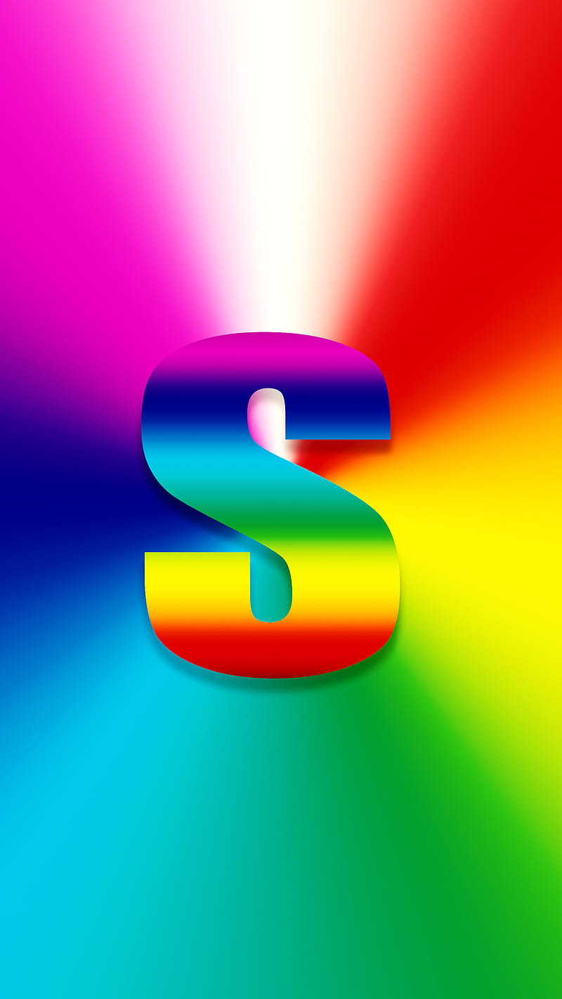 Rainbow S, S Alphabet, HD phone wallpaper
