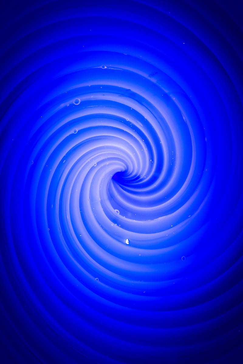 spiral, rotation, twisted, blue, HD phone wallpaper
