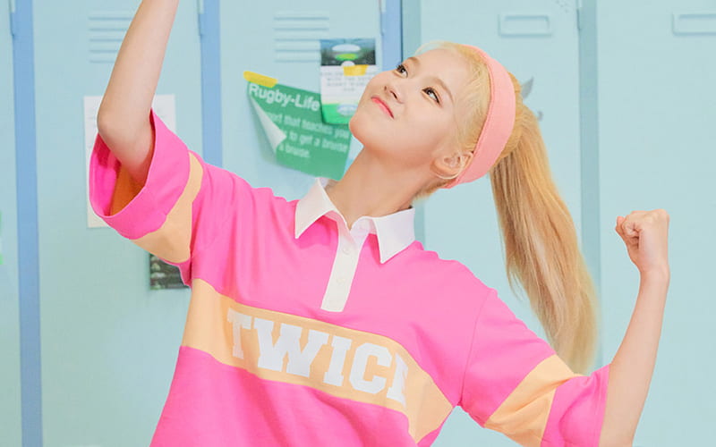 twice, girl, pink, sana, idol, HD wallpaper