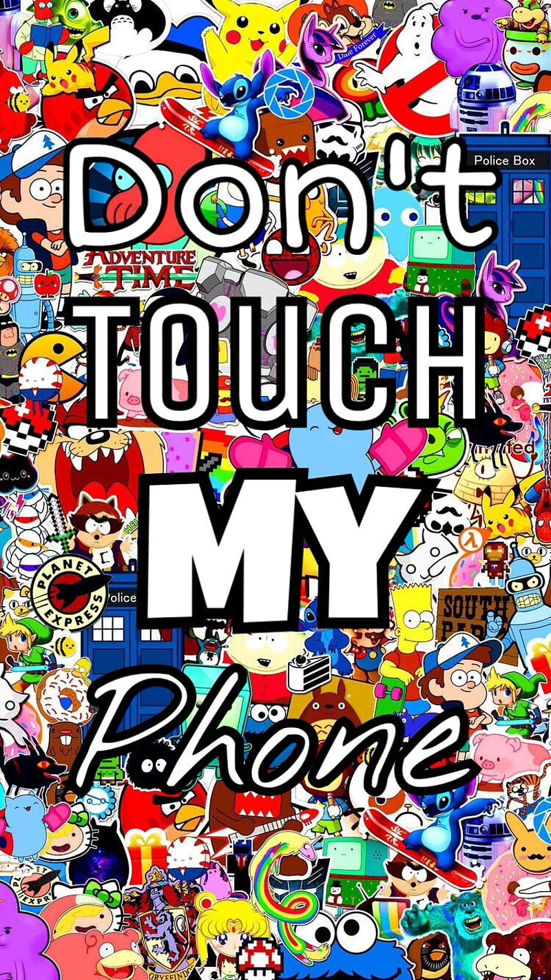 No toques mi teléfono, dibujos animados, red de dibujos animados, disney,  niños, Fondo de pantalla de teléfono HD | Peakpx